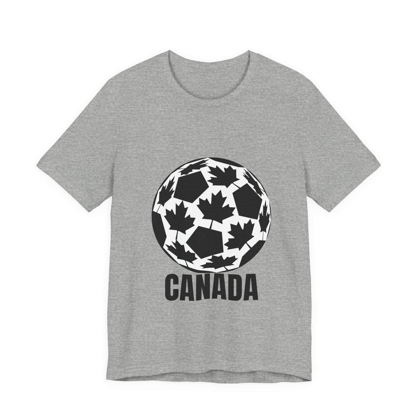 Canada Fan Specialty Soccer Ball Design T Shirt