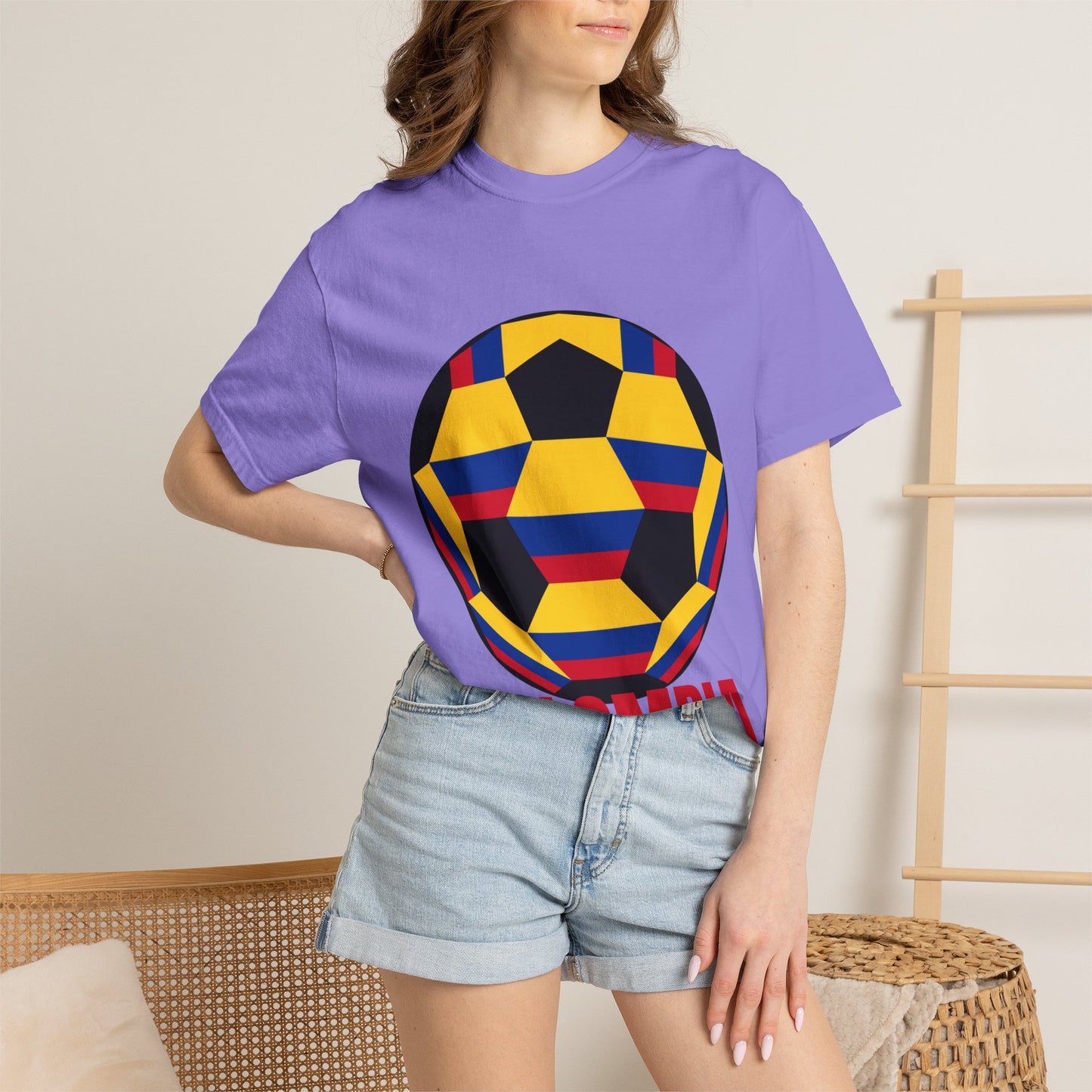 Columbia Fan Specialty Soccer Ball Design T Shirt