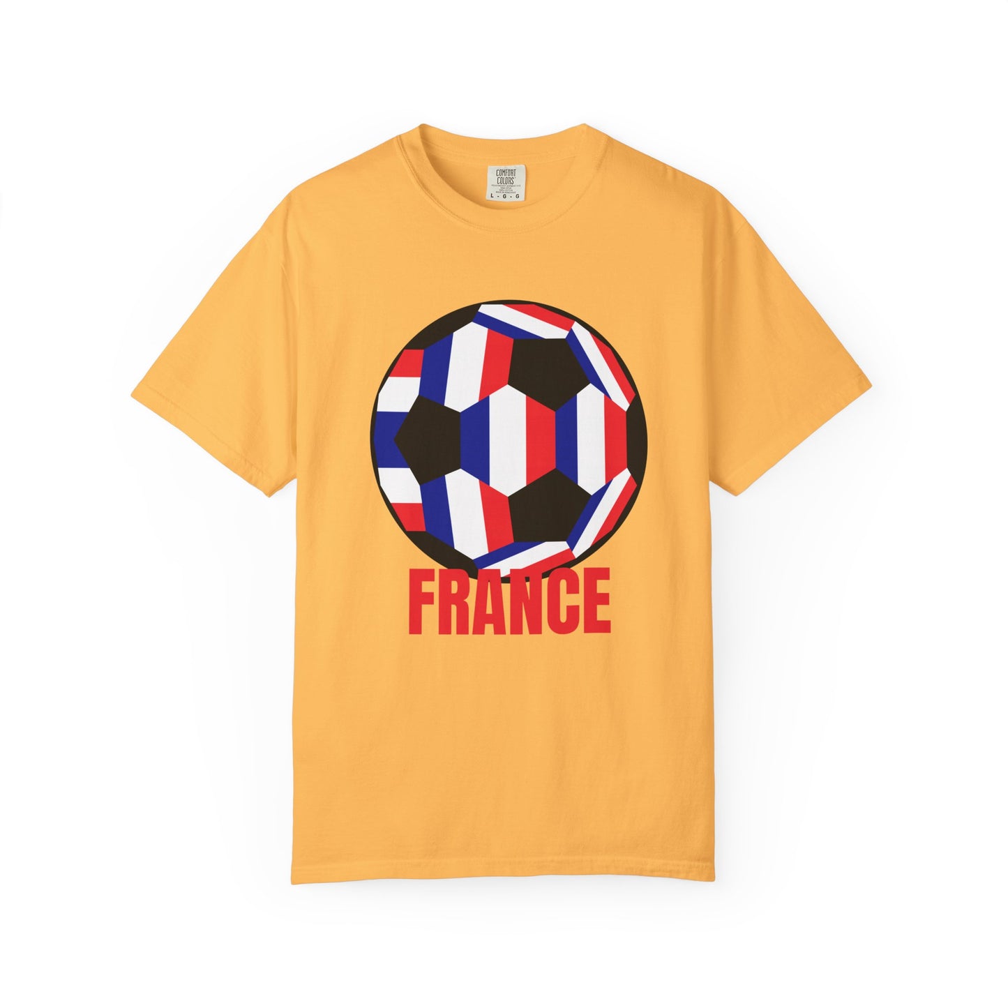France Fan Specialty Soccer Ball Design T Shirt