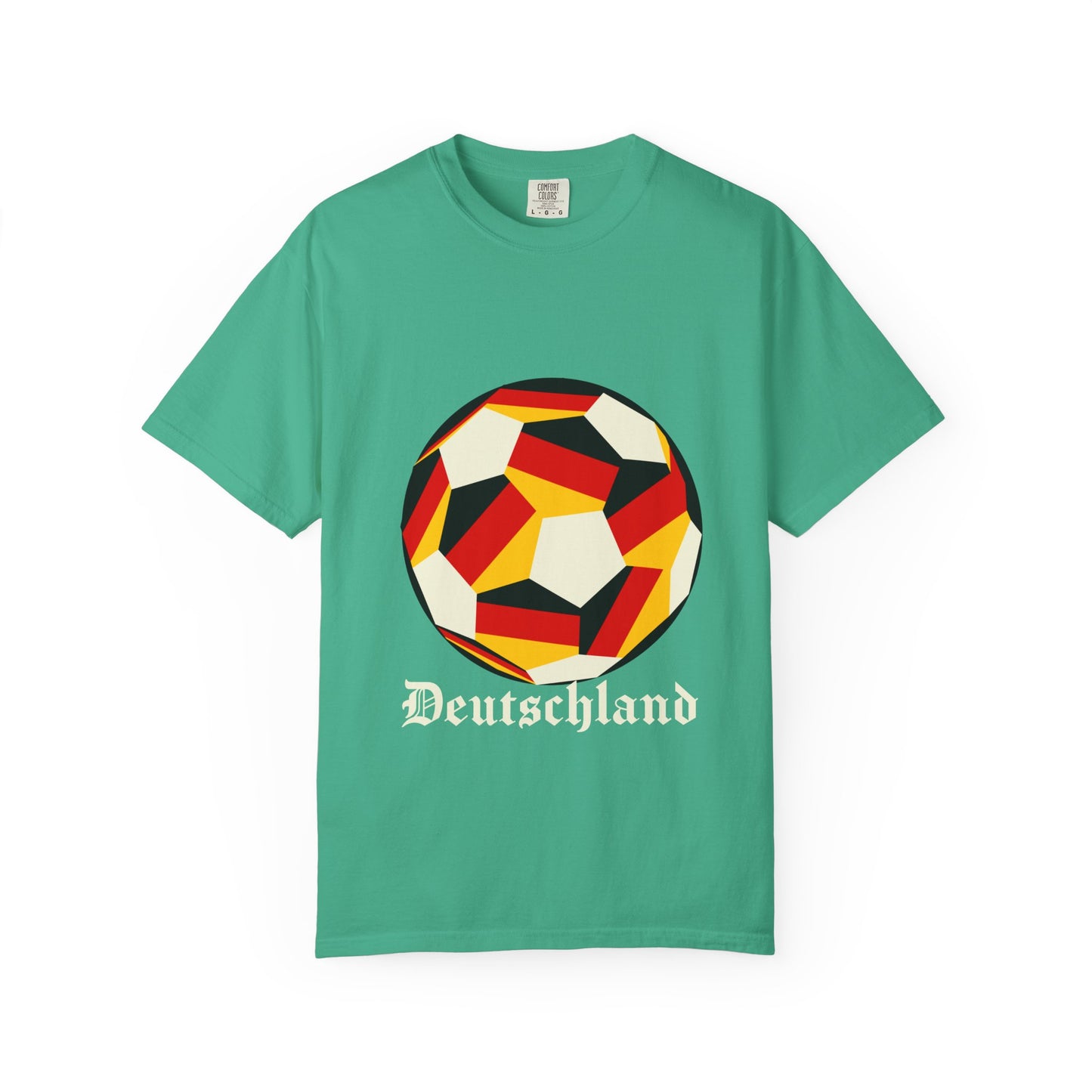 Deutschland Fan Specialty Soccer Ball Design T Shirt