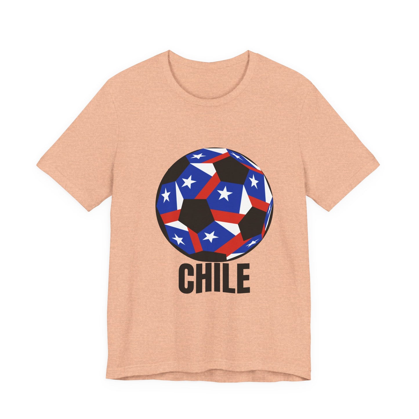 Chile Fan Specialty Soccer Ball Design T Shirt