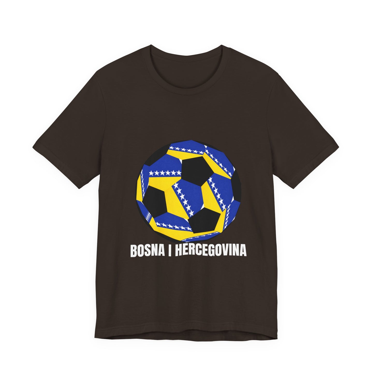 Bosnia Herzegovina Fan Specialty Soccer Ball Design T Shirt
