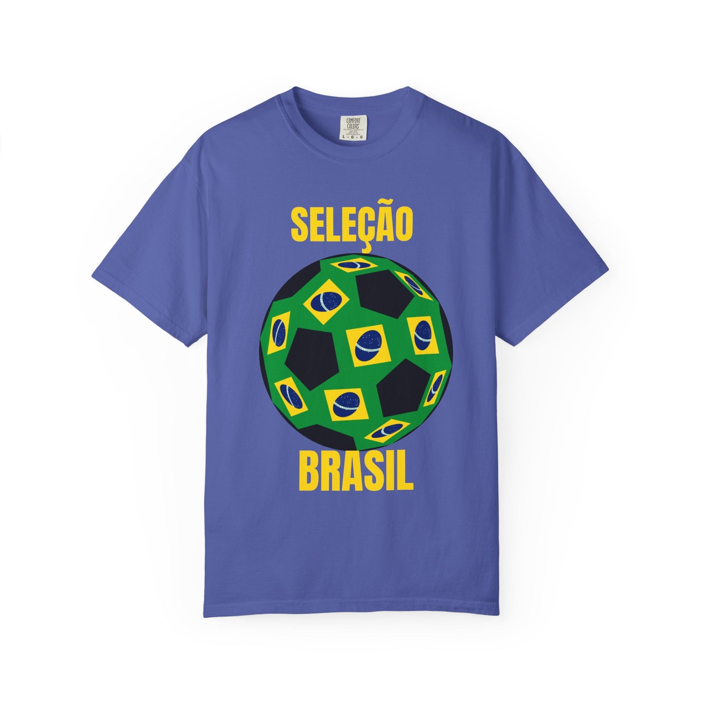 SELEÇÃO BRASIL  Fan Specialty Soccer Ball Design T Shirt