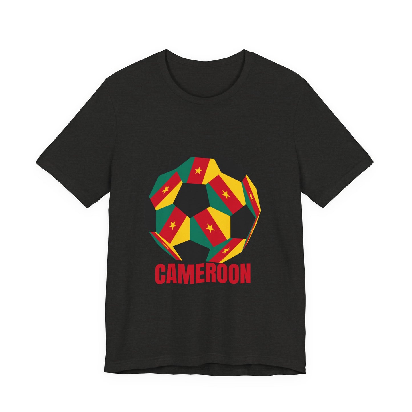 Cameroon Fan Specialty Soccer Ball Design T Shirt