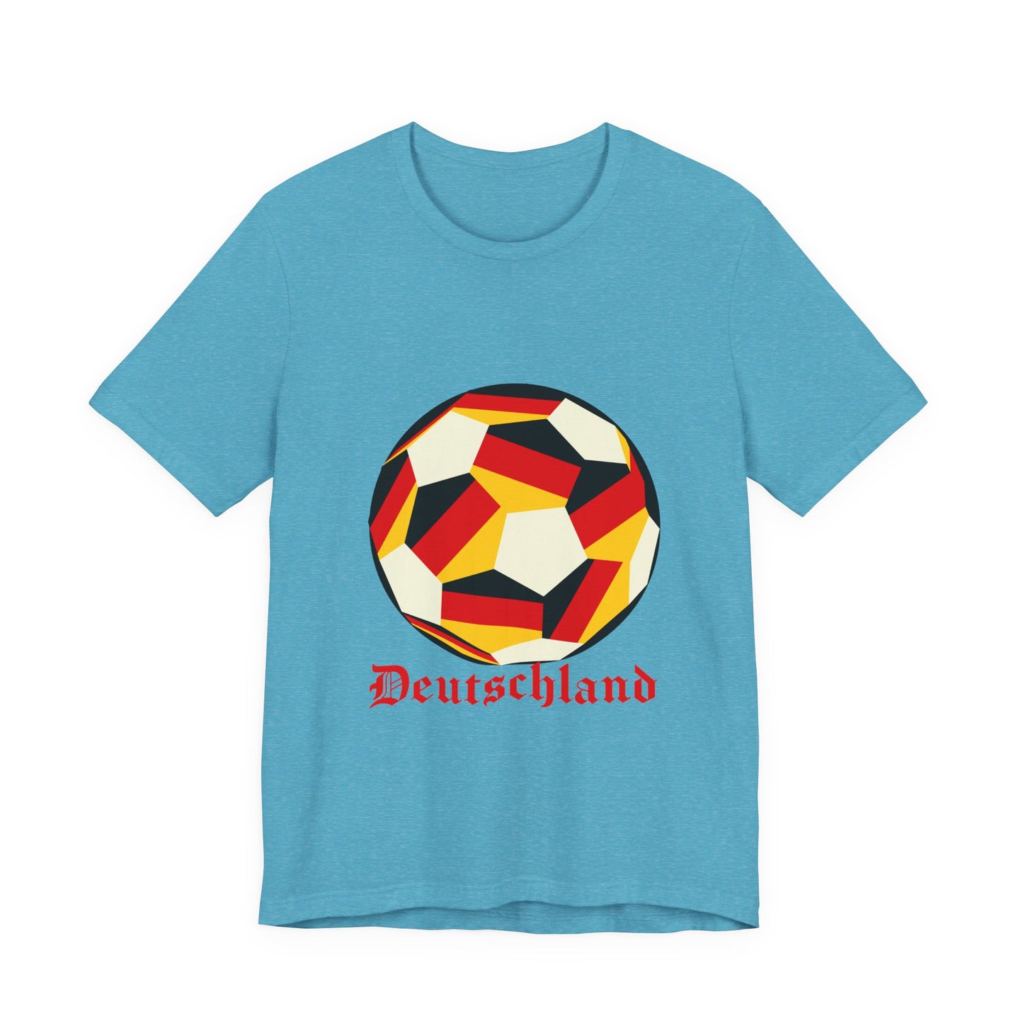 Deutschland Fan Specialty Soccer Ball Design T Shirt