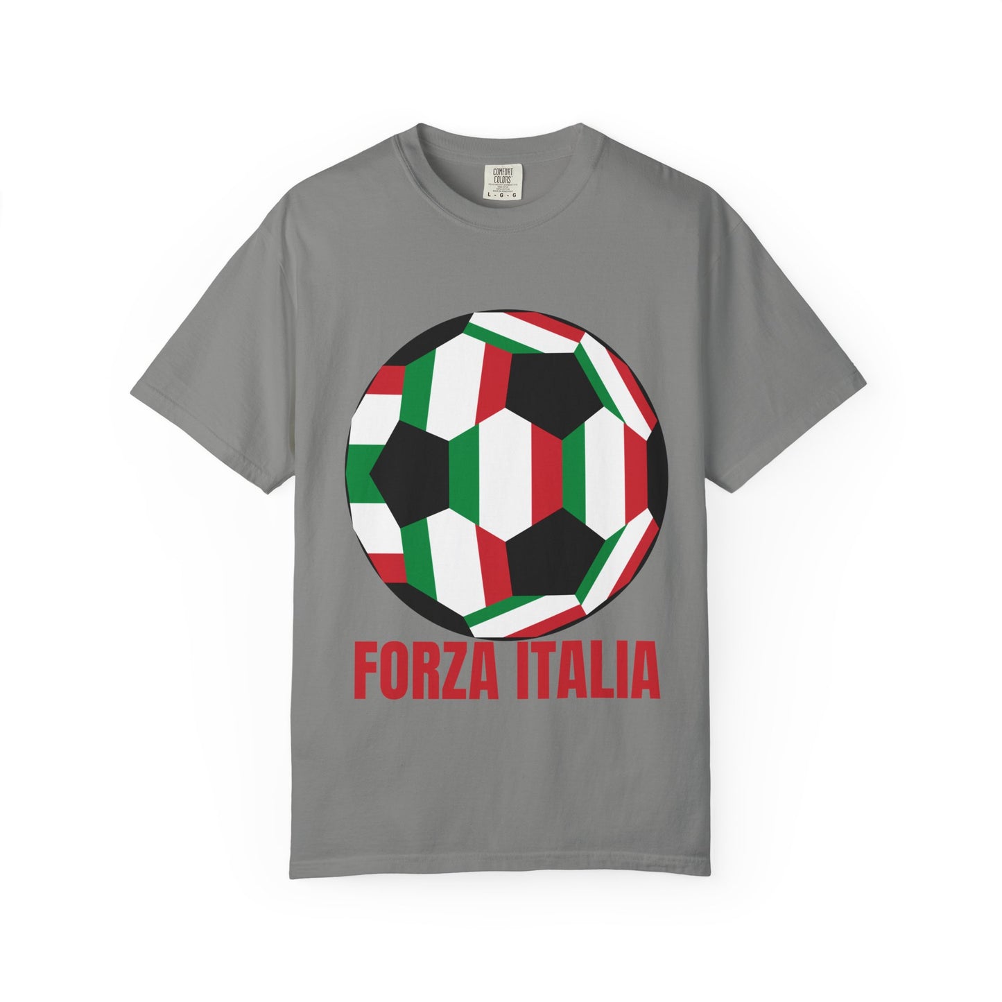 Forza Italia Fan Specialty Soccer Ball Design T Shirt