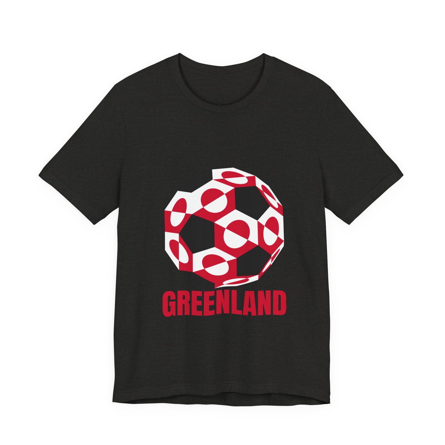 Greenland Fan Specialty Soccer Ball Design T Shirt