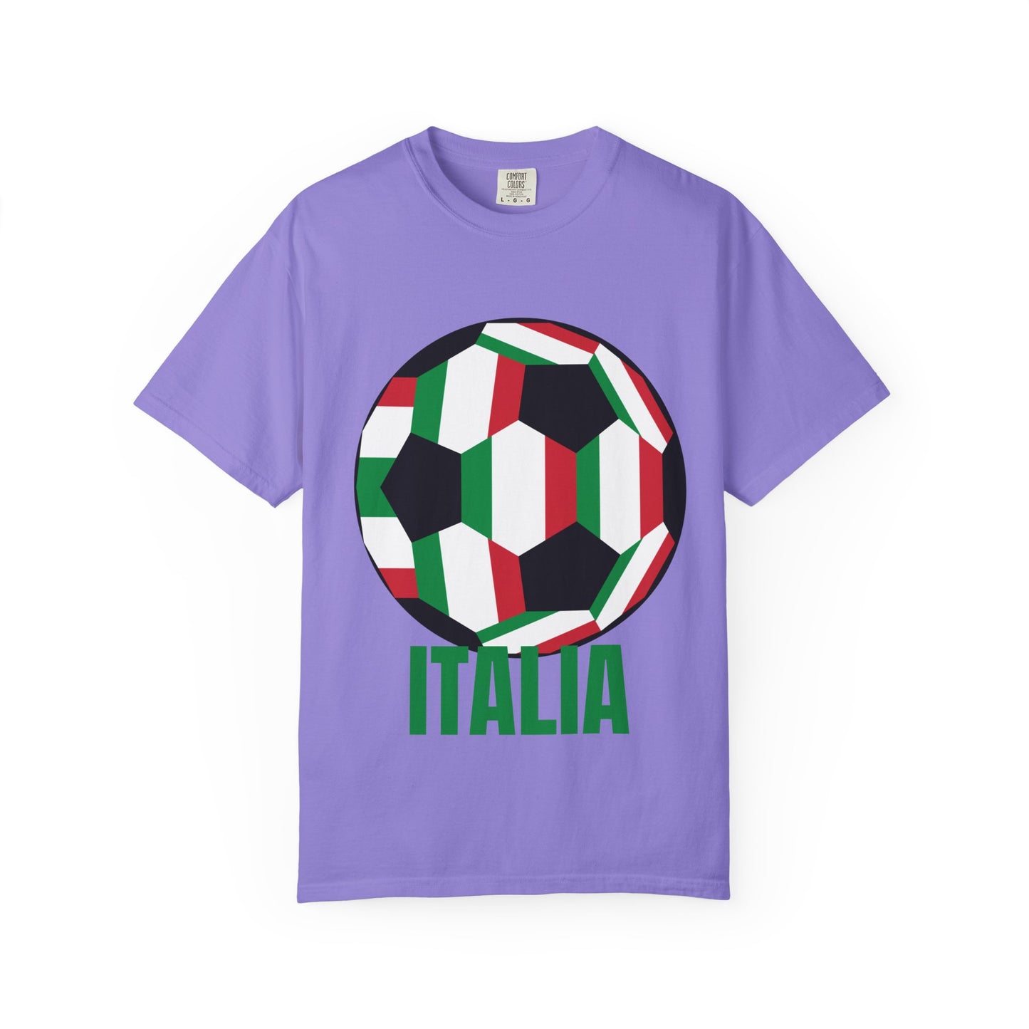 Italia Fan Specialty Soccer Ball Design T Shirt