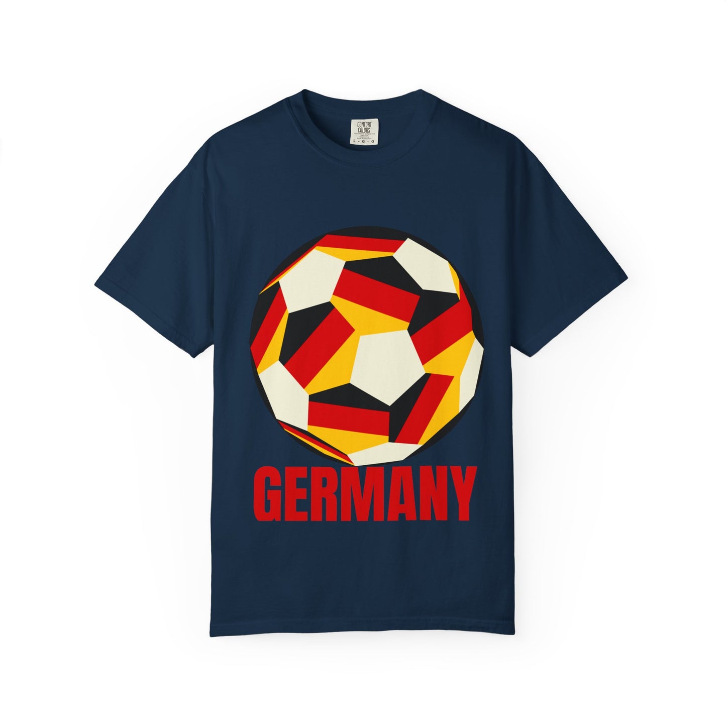 Germany Fan Specialty Soccer Ball Design T Shirt