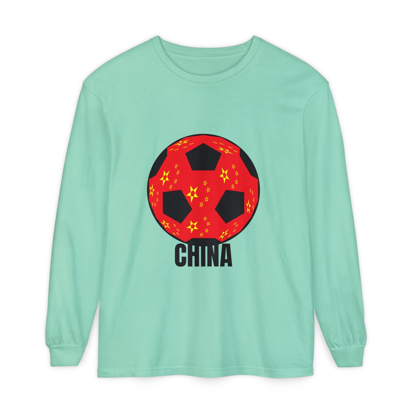 China Fan Specialty Soccer Ball Design T Shirt