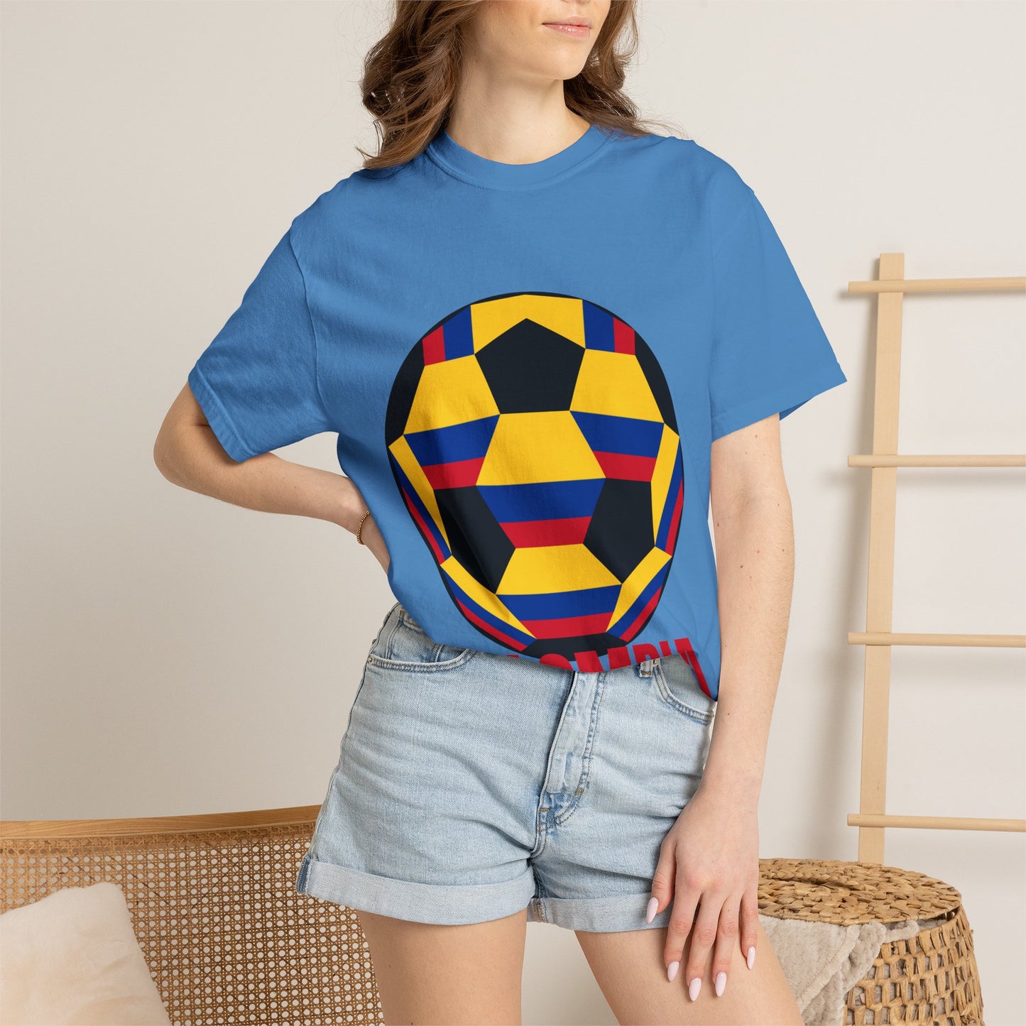 Columbia Fan Specialty Soccer Ball Design T Shirt