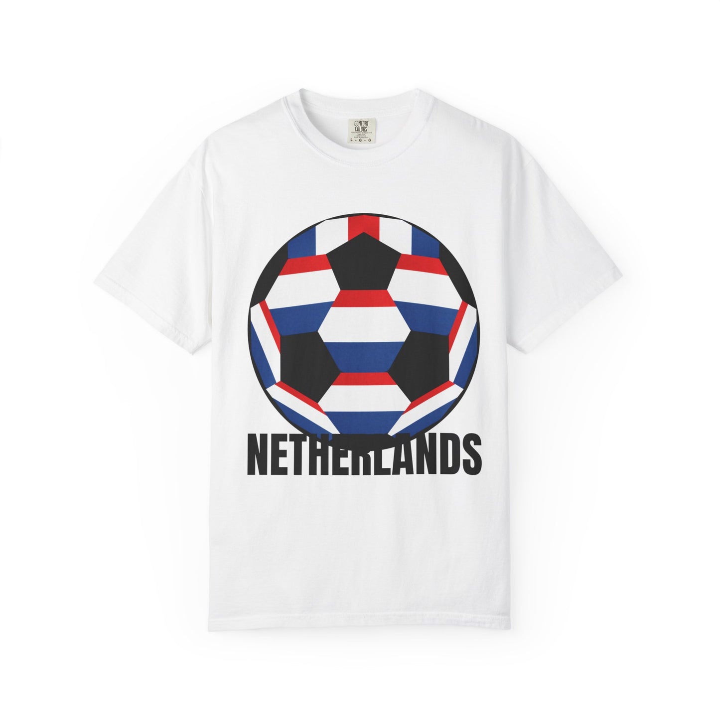 Netherlands Fan Specialty Soccer Ball Design T Shirt