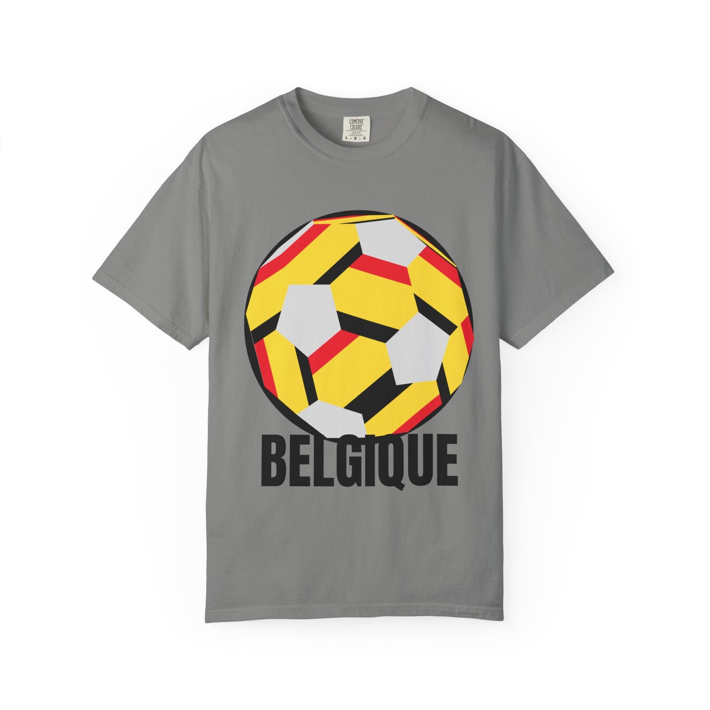 Belgique Fan Specialty Soccer Ball Design T Shirt