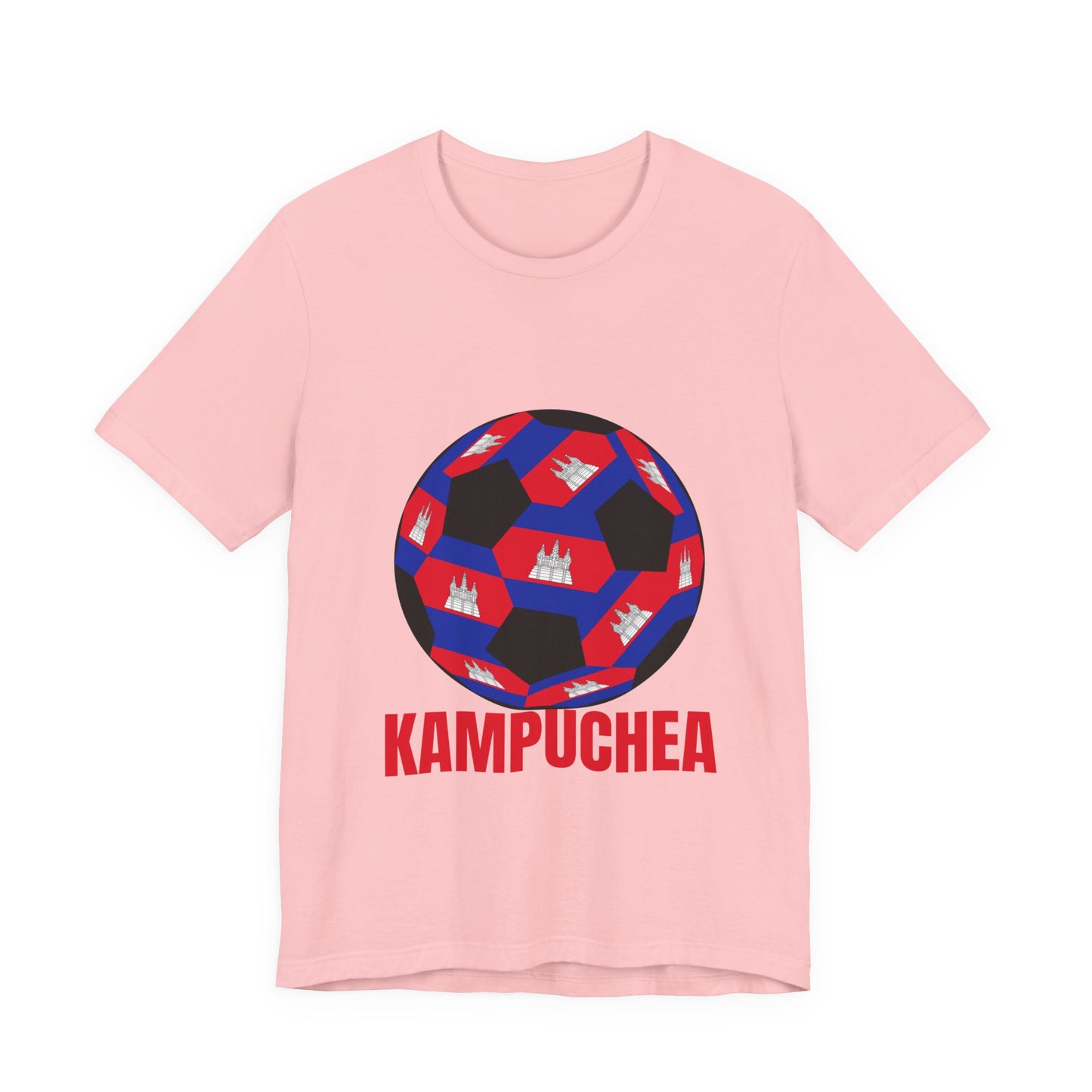 Kampuchea Fan Specialty Soccer Ball Design T Shirt