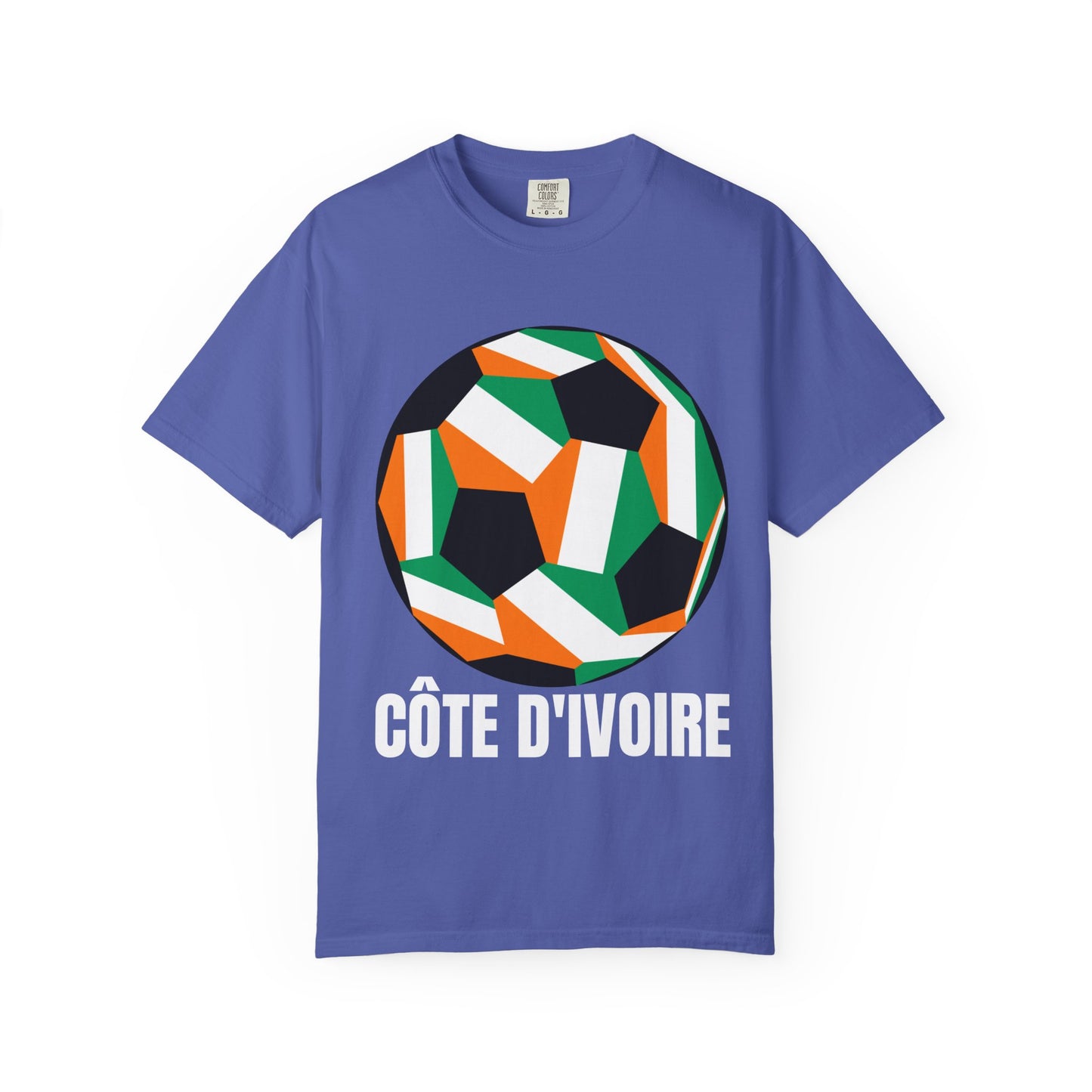 CÔTE D' IVOIRE Fan Specialty Soccer Ball Design T Shirt