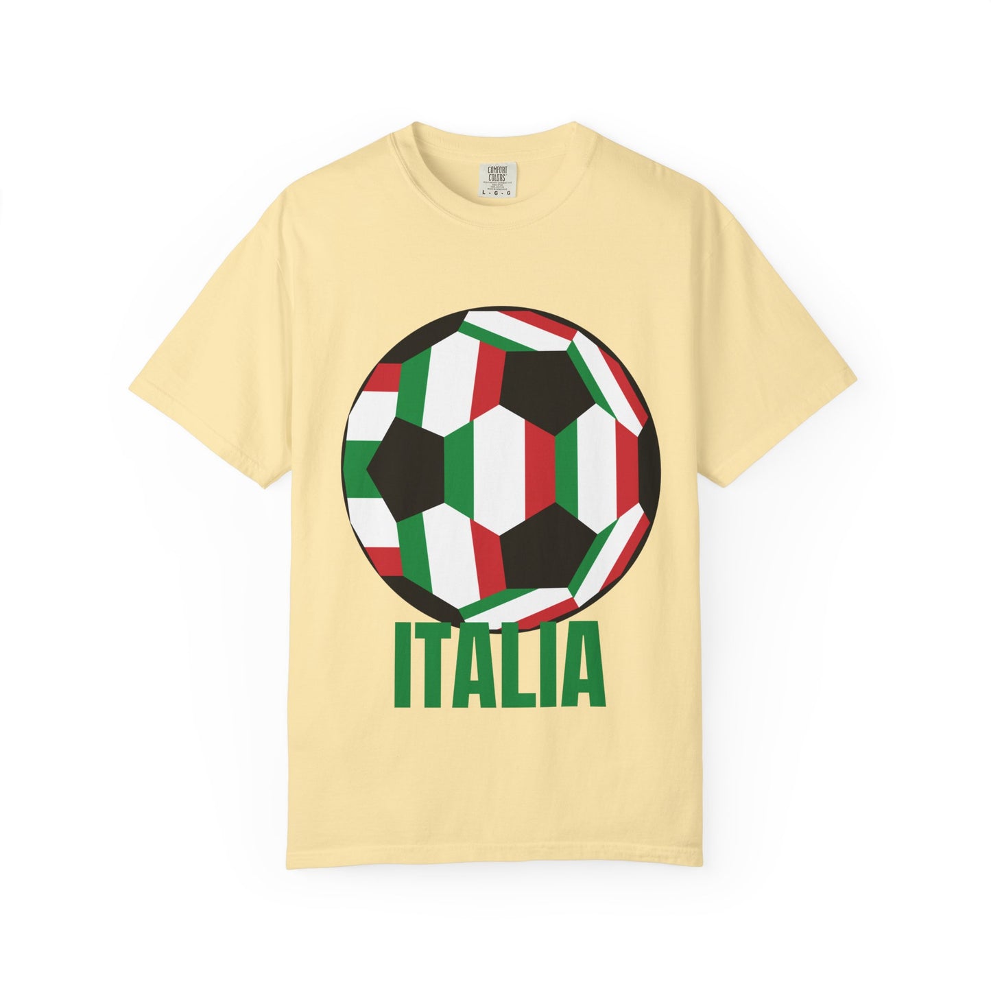 Italia Fan Specialty Soccer Ball Design T Shirt