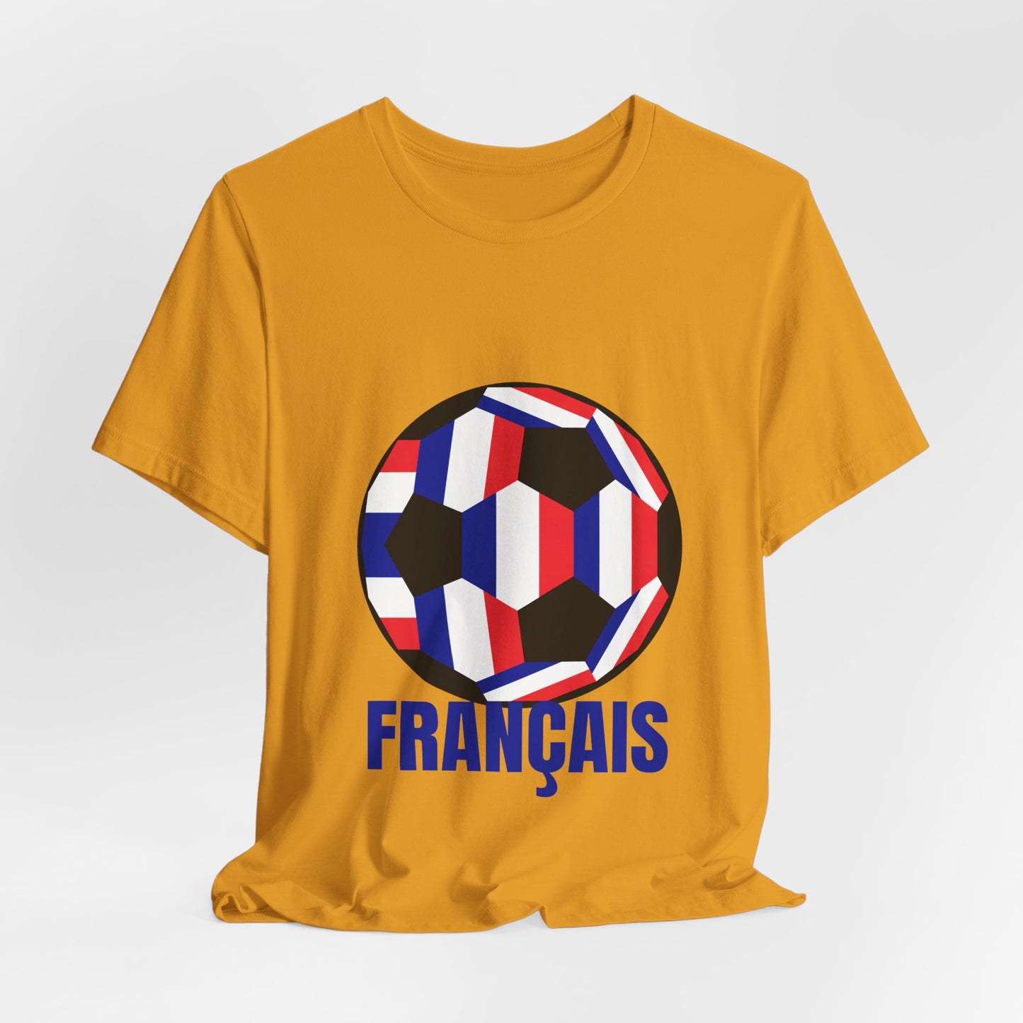 Francais Fan Specialty Soccer Ball Design T Shirt