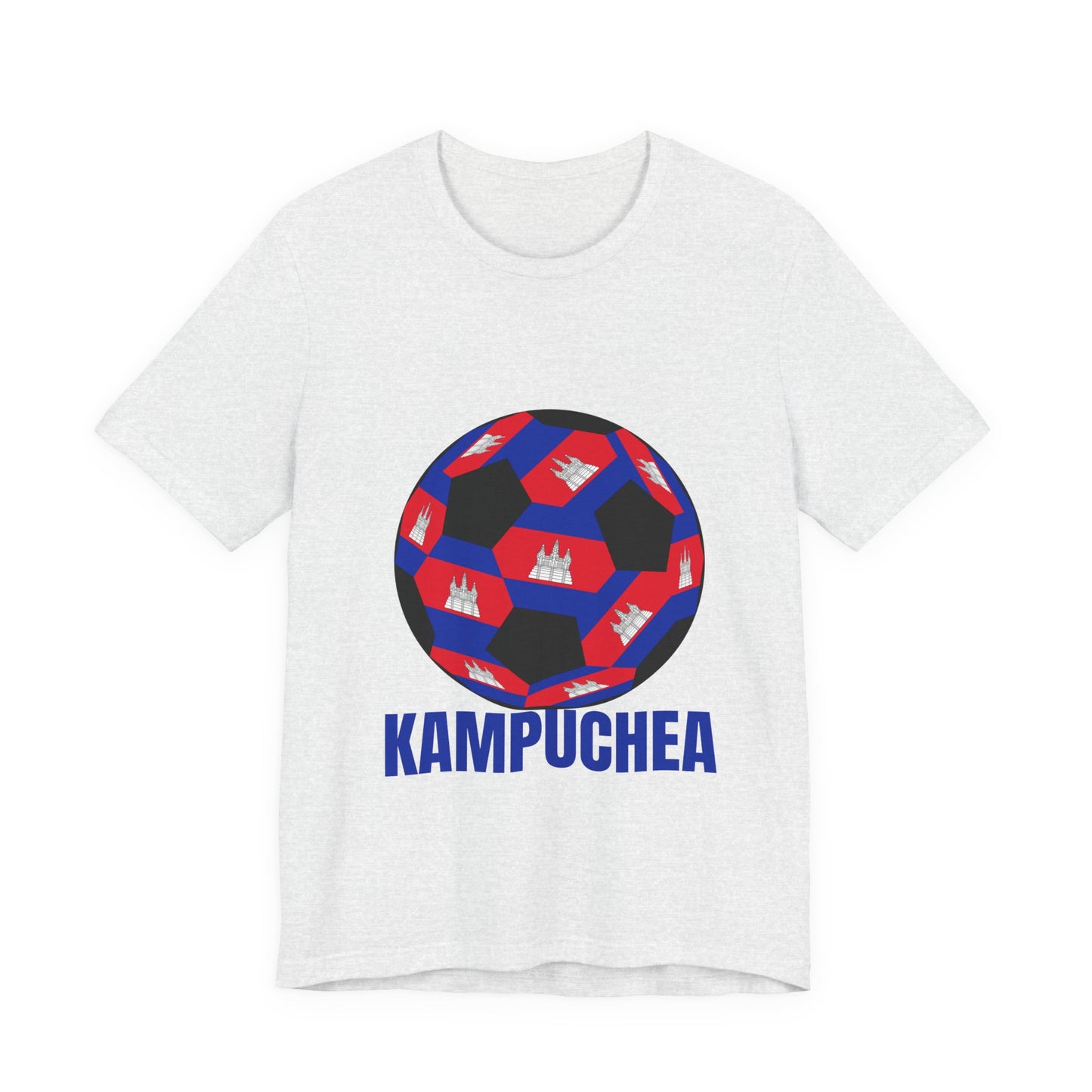 Kampuchea Fan Specialty Soccer Ball Design T Shirt
