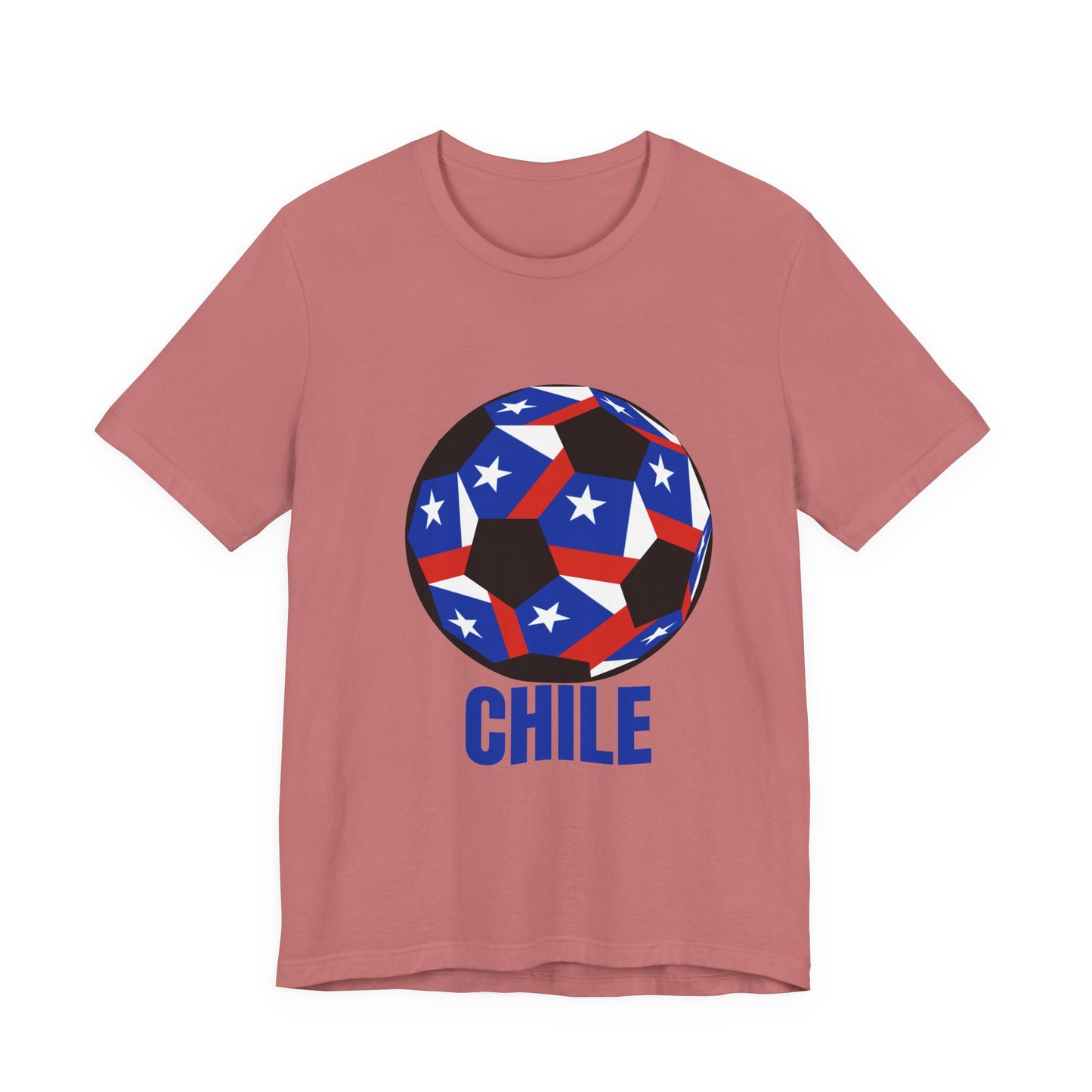 Chile Fan Specialty Soccer Ball Design T Shirt