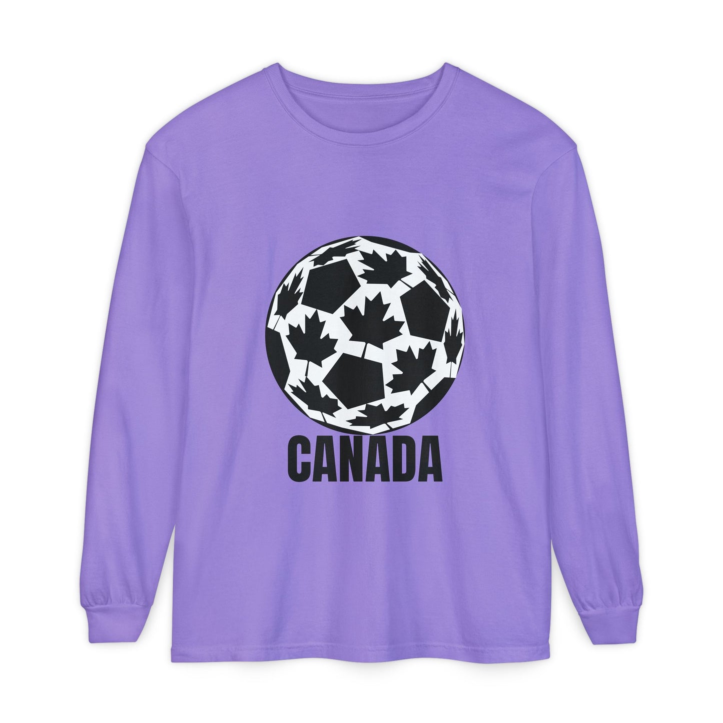 Canada Fan Specialty Soccer Ball Design Long Sleeve