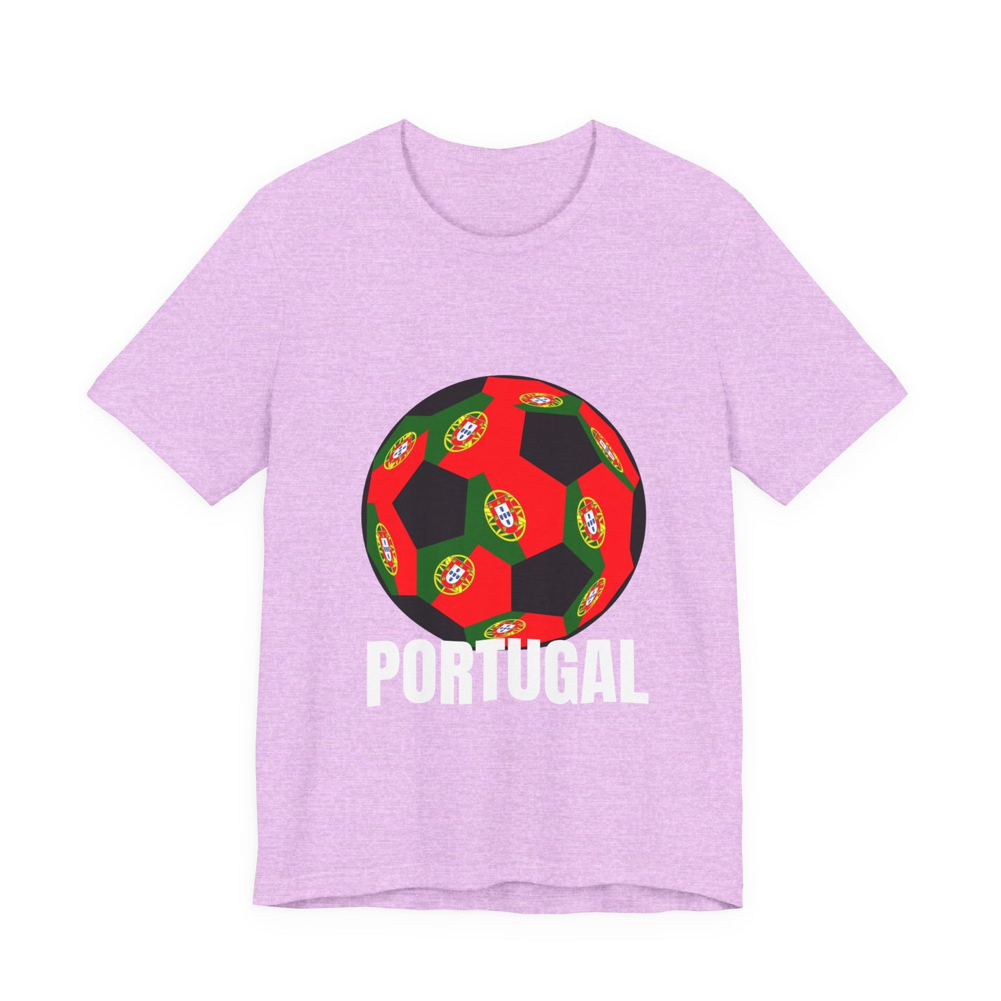 Portugal Fan Specialty Soccer Ball Design T Shirt