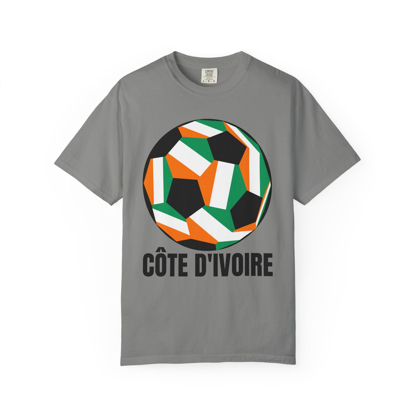CÔTE D' IVOIRE Fan Specialty Soccer Ball Design T Shirt