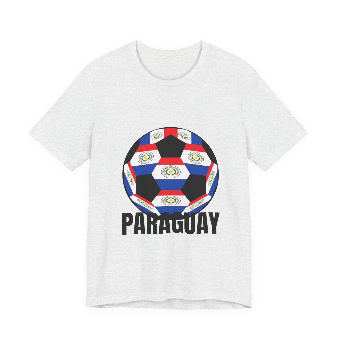 Paraguay Fan Specialty Soccer Ball Design T Shirt