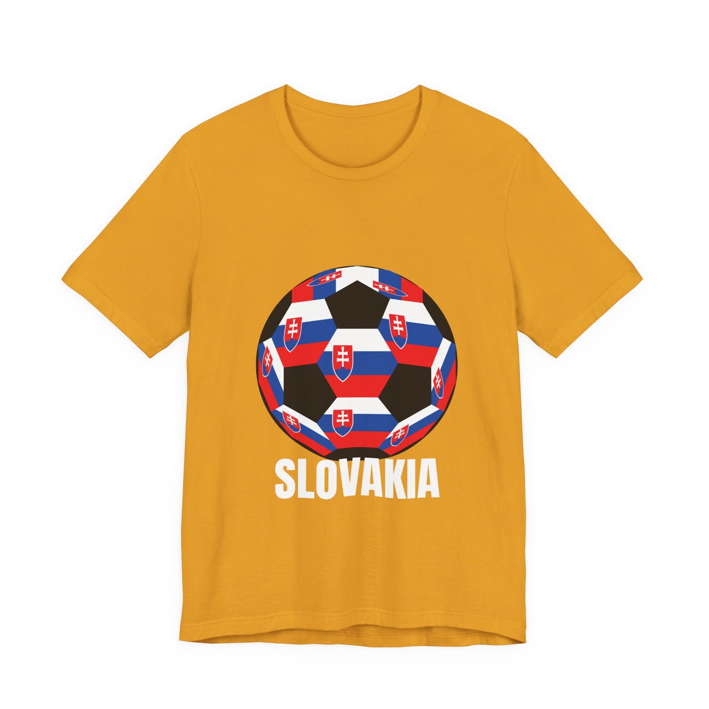 Slovakia Fan Specialty Soccer Ball Design T Shirt