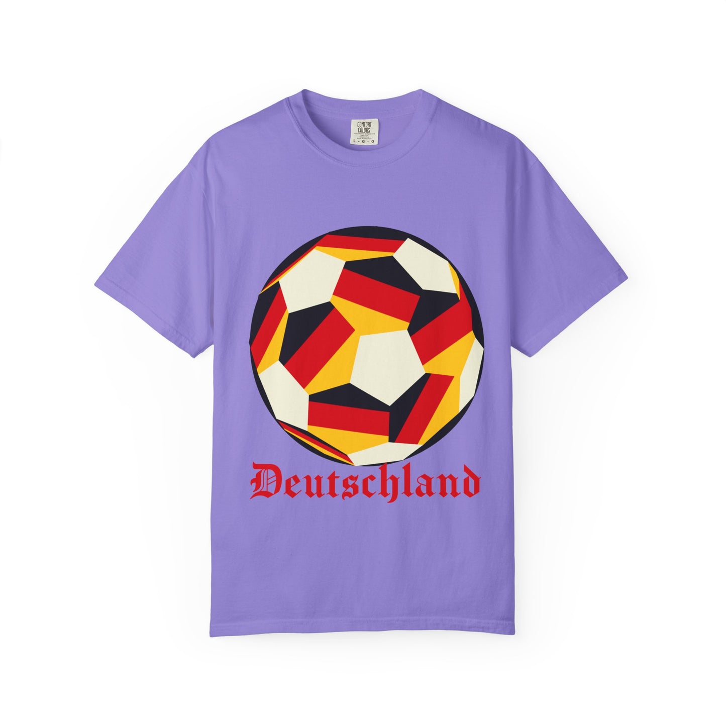 Deutschland Fan Specialty Soccer Ball Design T Shirt