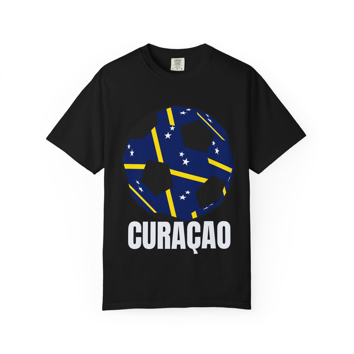 CURAÇAO Fan Specialty Soccer Ball Design T Shirt