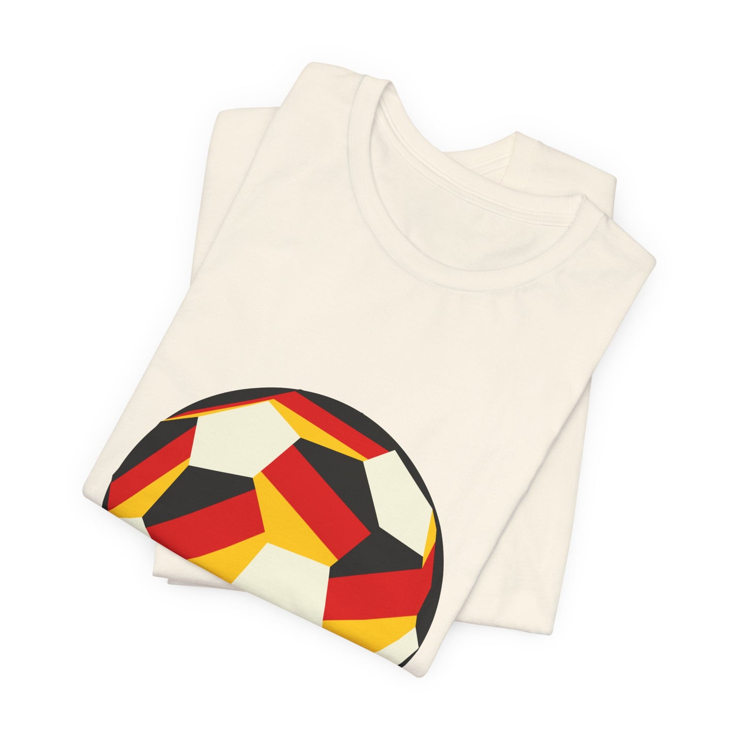 Deutschland Fan Specialty Soccer Ball Design T Shirt