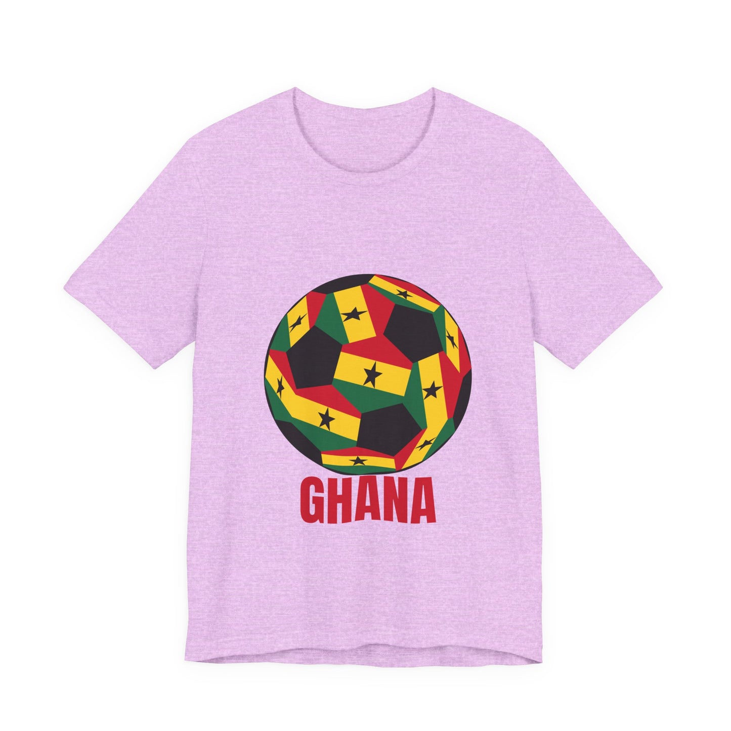 Ghana Fan Specialty Soccer Ball Design T Shirt