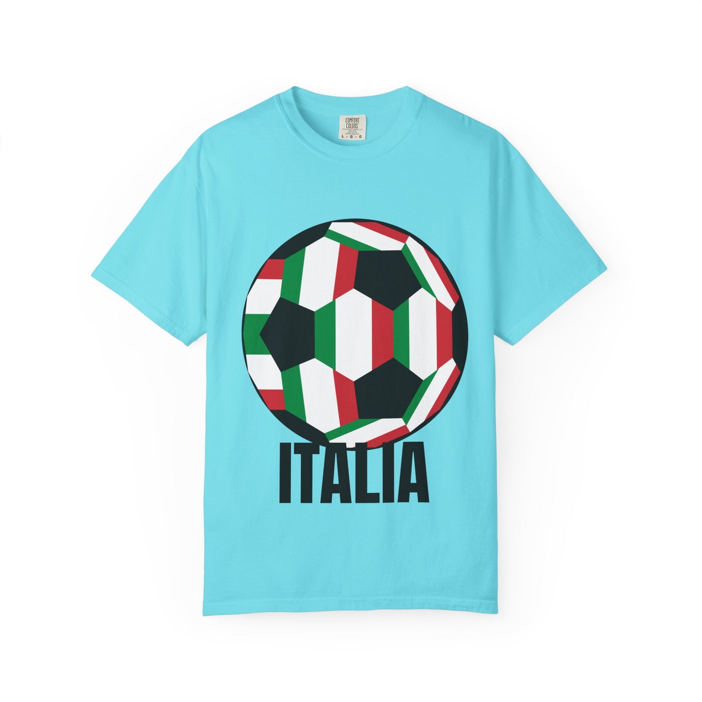 Italia Fan Specialty Soccer Ball Design T Shirt