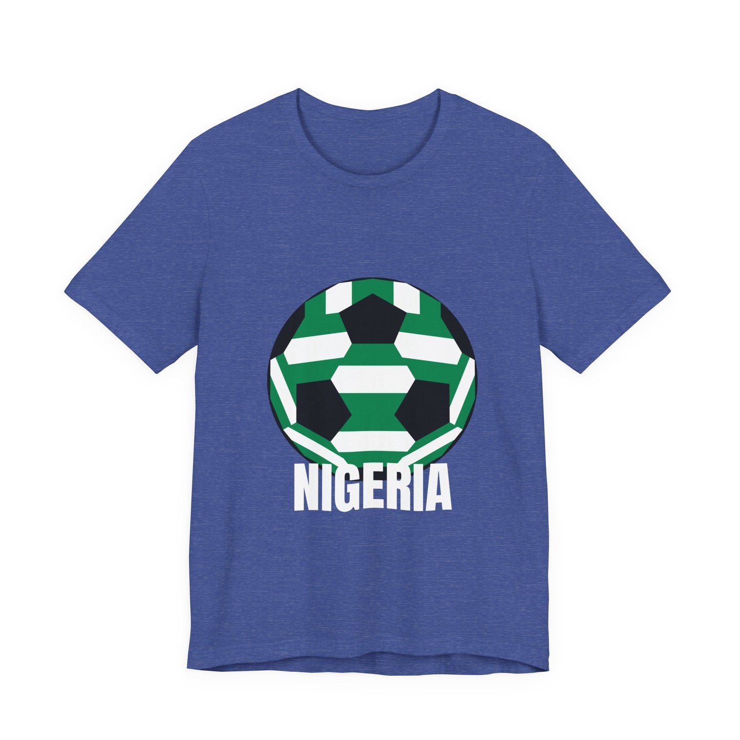 Nigeria Fan Specialty Soccer Ball Design T Shirt