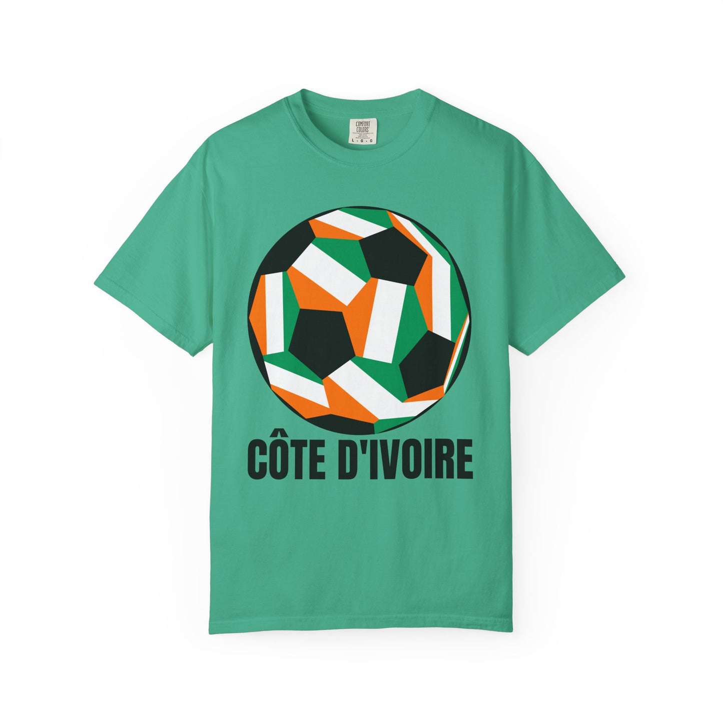 CÔTE D' IVOIRE Fan Specialty Soccer Ball Design T Shirt