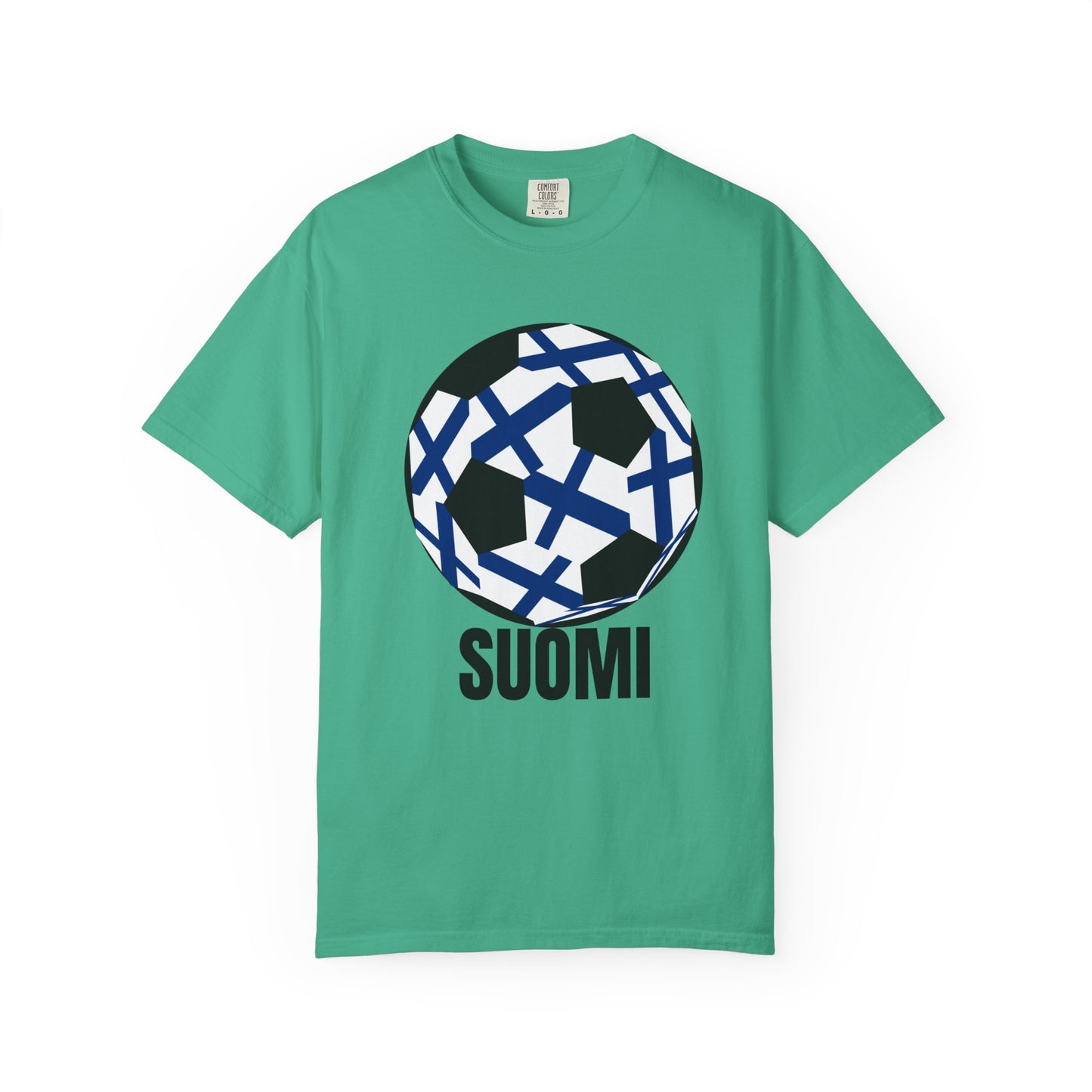 Suomi Fan Specialty Soccer Ball Design T Shirt