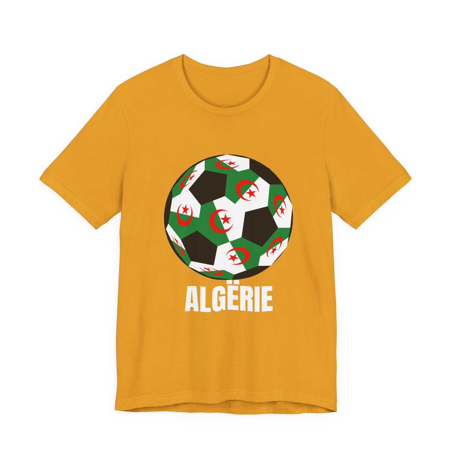 ALGËRIE Fan Specialty Soccer Ball Design T Shirt