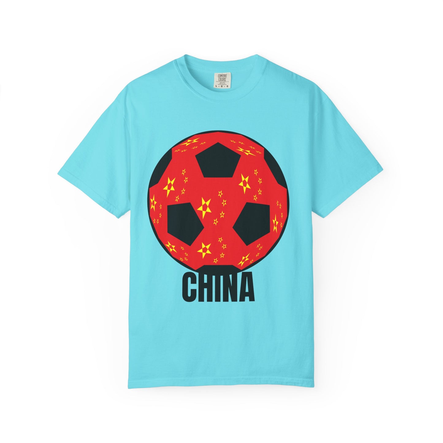 China Fan Specialty Soccer Ball Design T Shirt