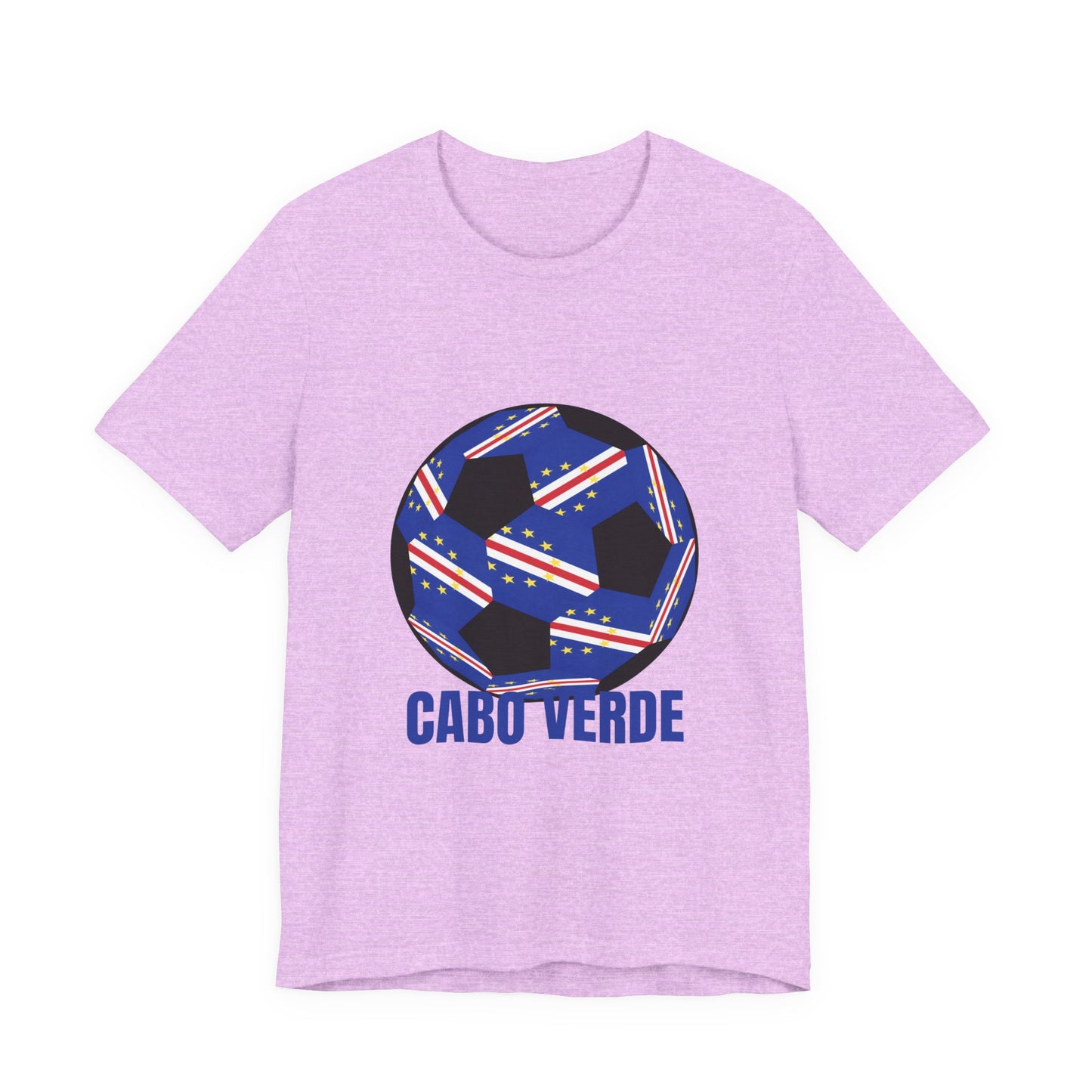 Cabo Verde Fan Specialty Soccer Ball Design T Shirt