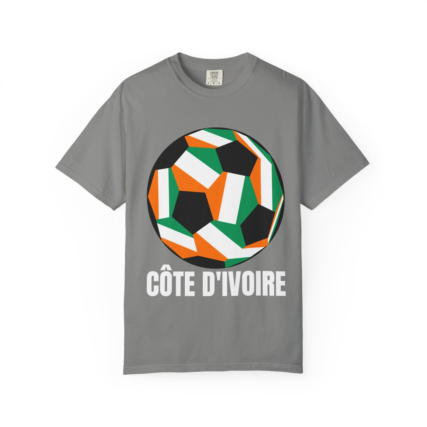 CÔTE D' IVOIRE Fan Specialty Soccer Ball Design T Shirt