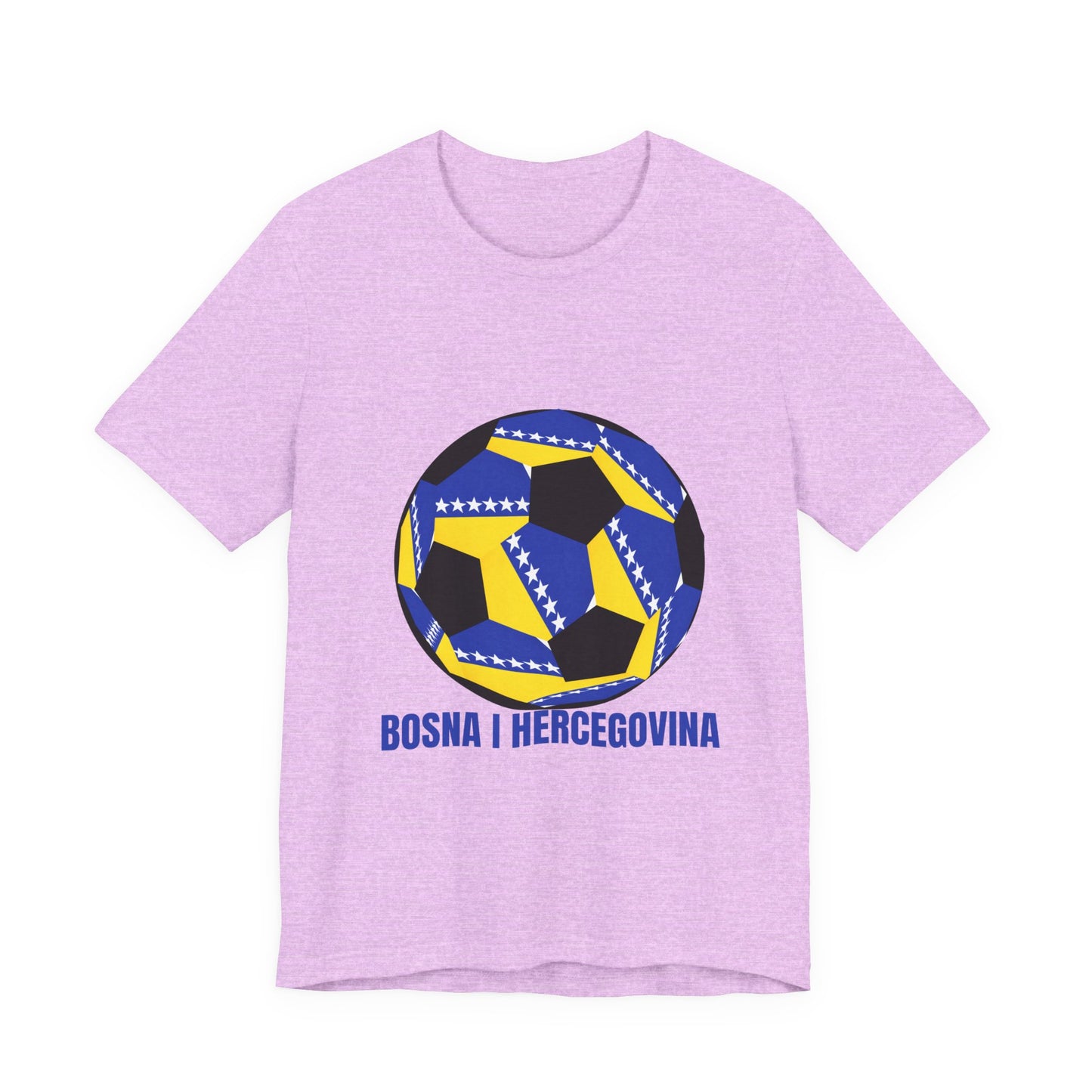 Bosnia Herzegovina Fan Specialty Soccer Ball Design T Shirt