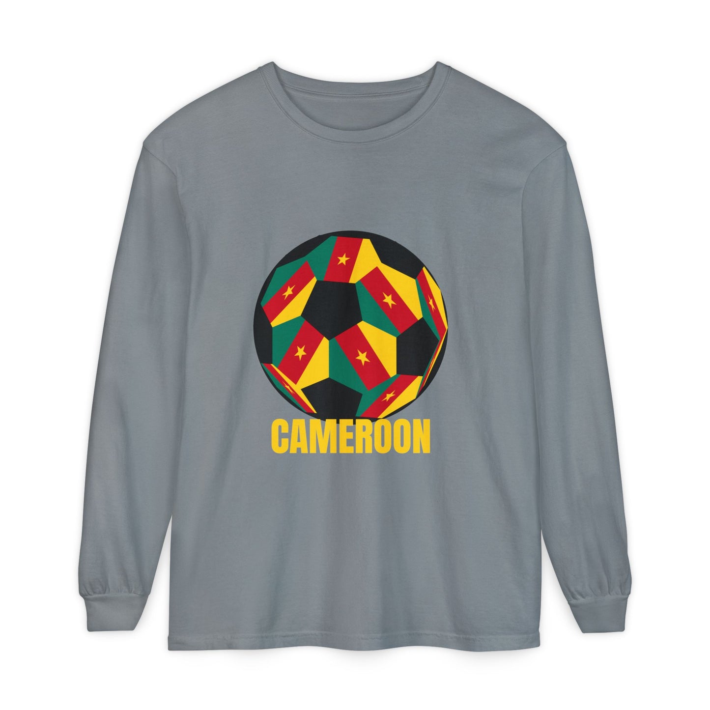 Cameroon Fan Specialty Soccer Ball Design Long Sleeve