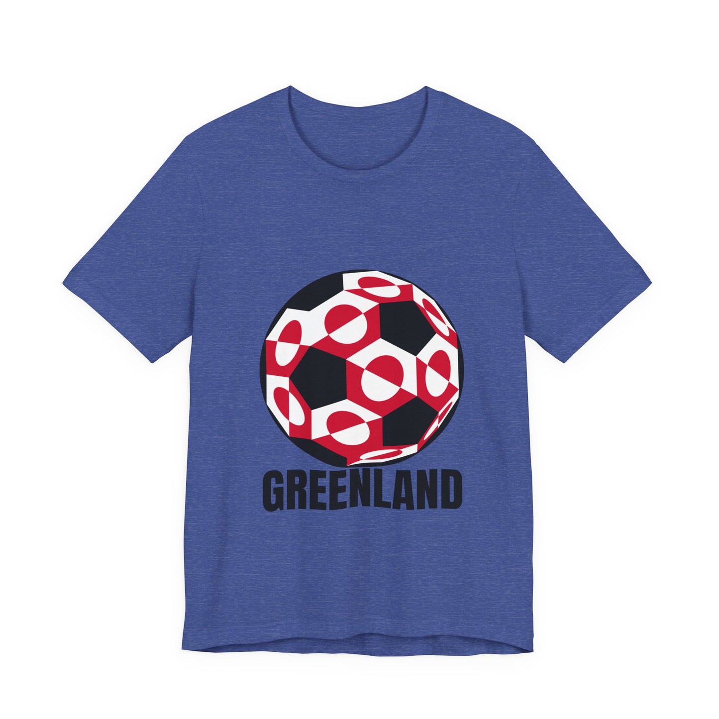 Greenland Fan Specialty Soccer Ball Design T Shirt