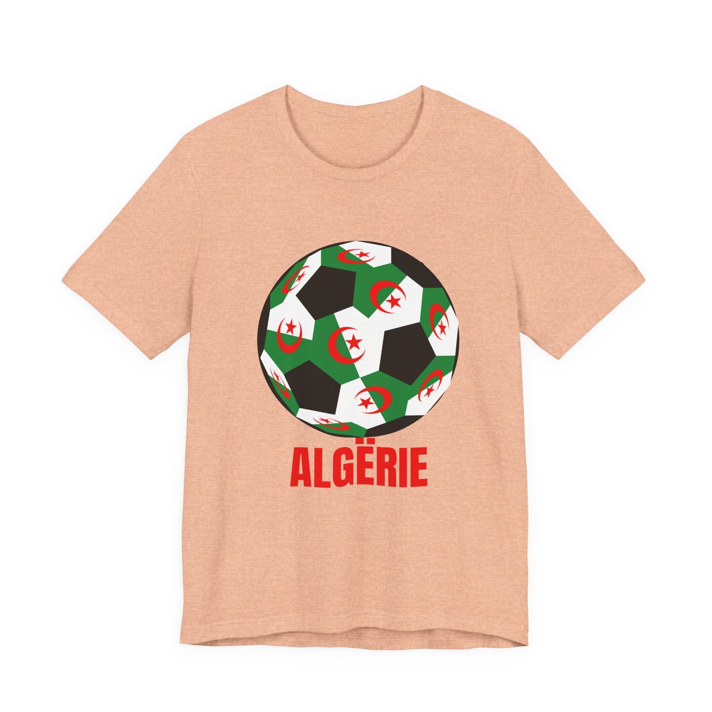 ALGËRIE Fan Specialty Soccer Ball Design T Shirt