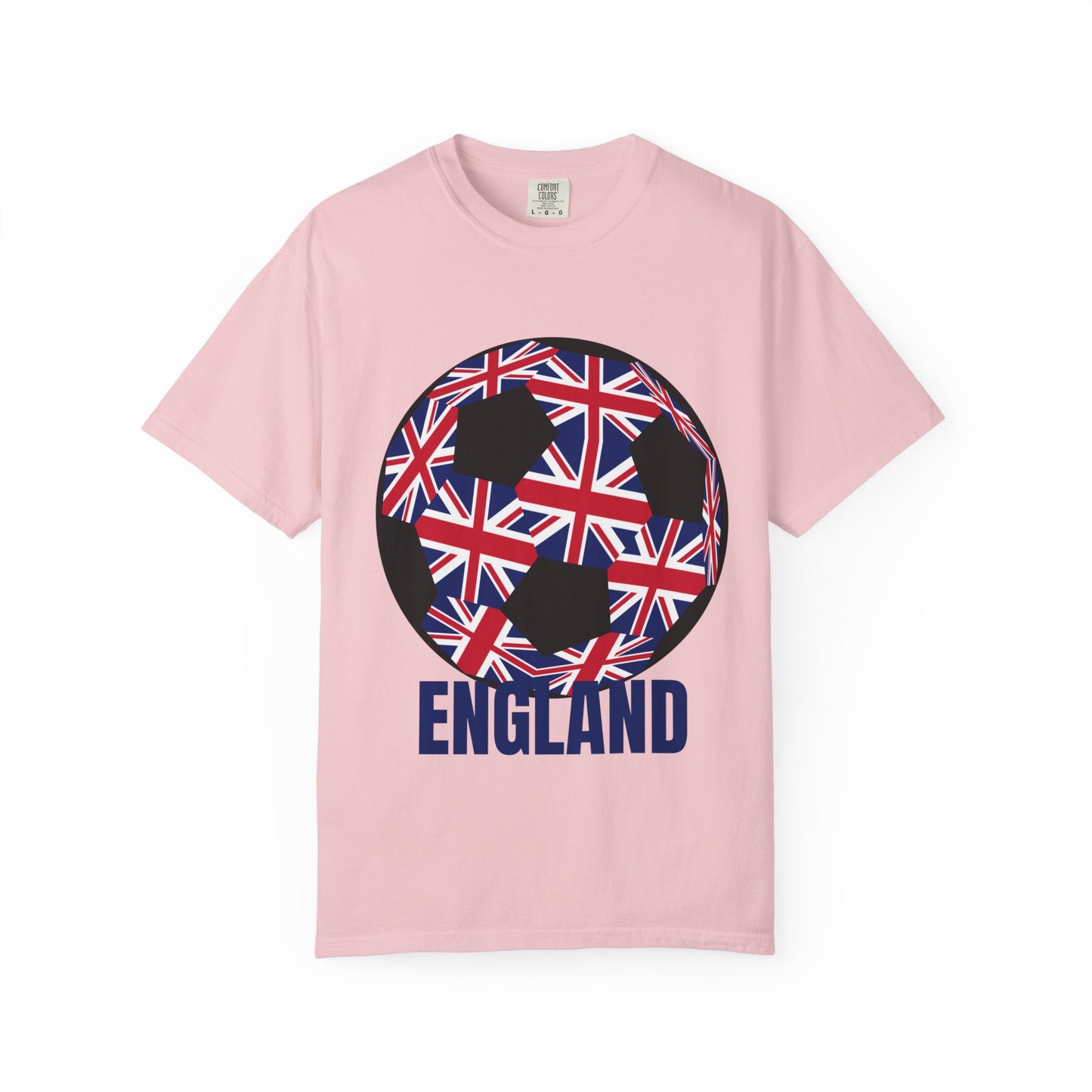 English Style Specialty Soccer Ball Design T Shirt
