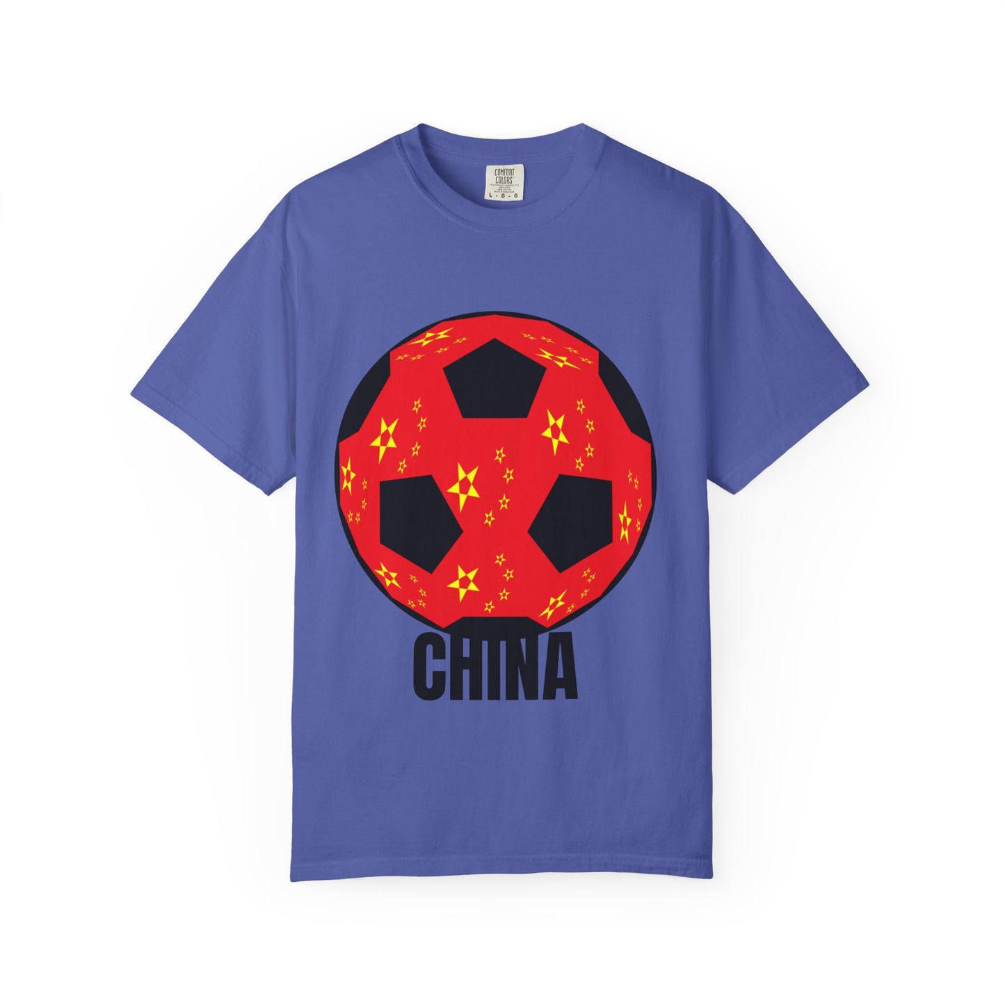 China Fan Specialty Soccer Ball Design T Shirt