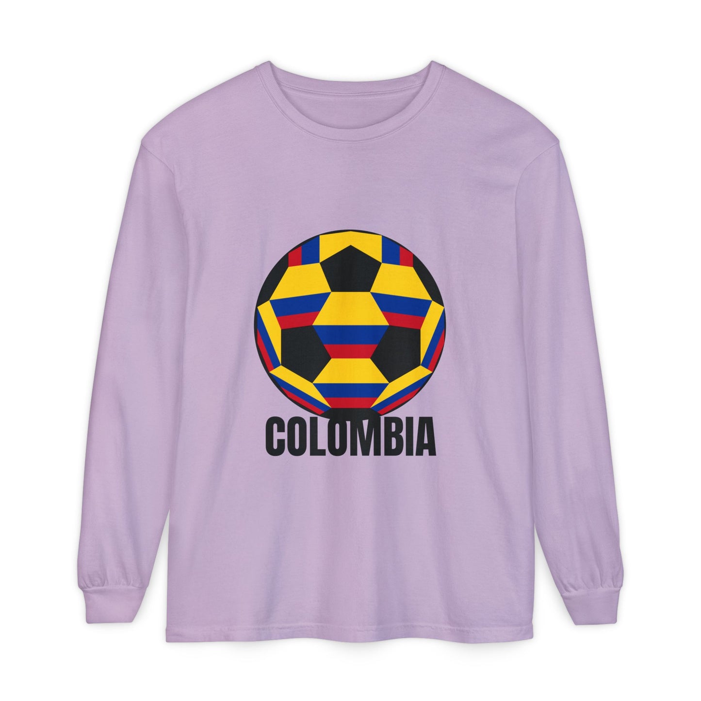 Columbia Fan Specialty Soccer Ball Design Long Sleeve Tee