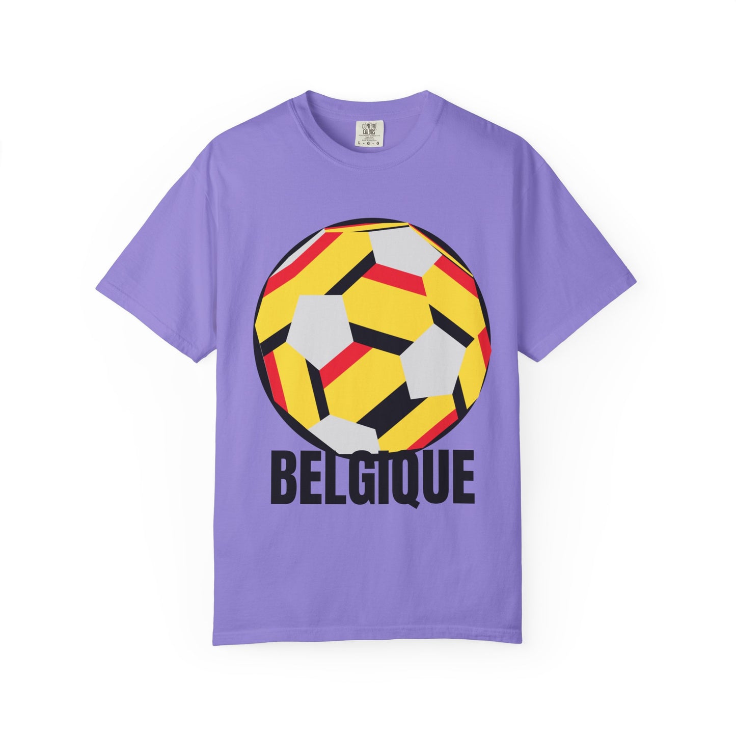 Belgique Fan Specialty Soccer Ball Design T Shirt