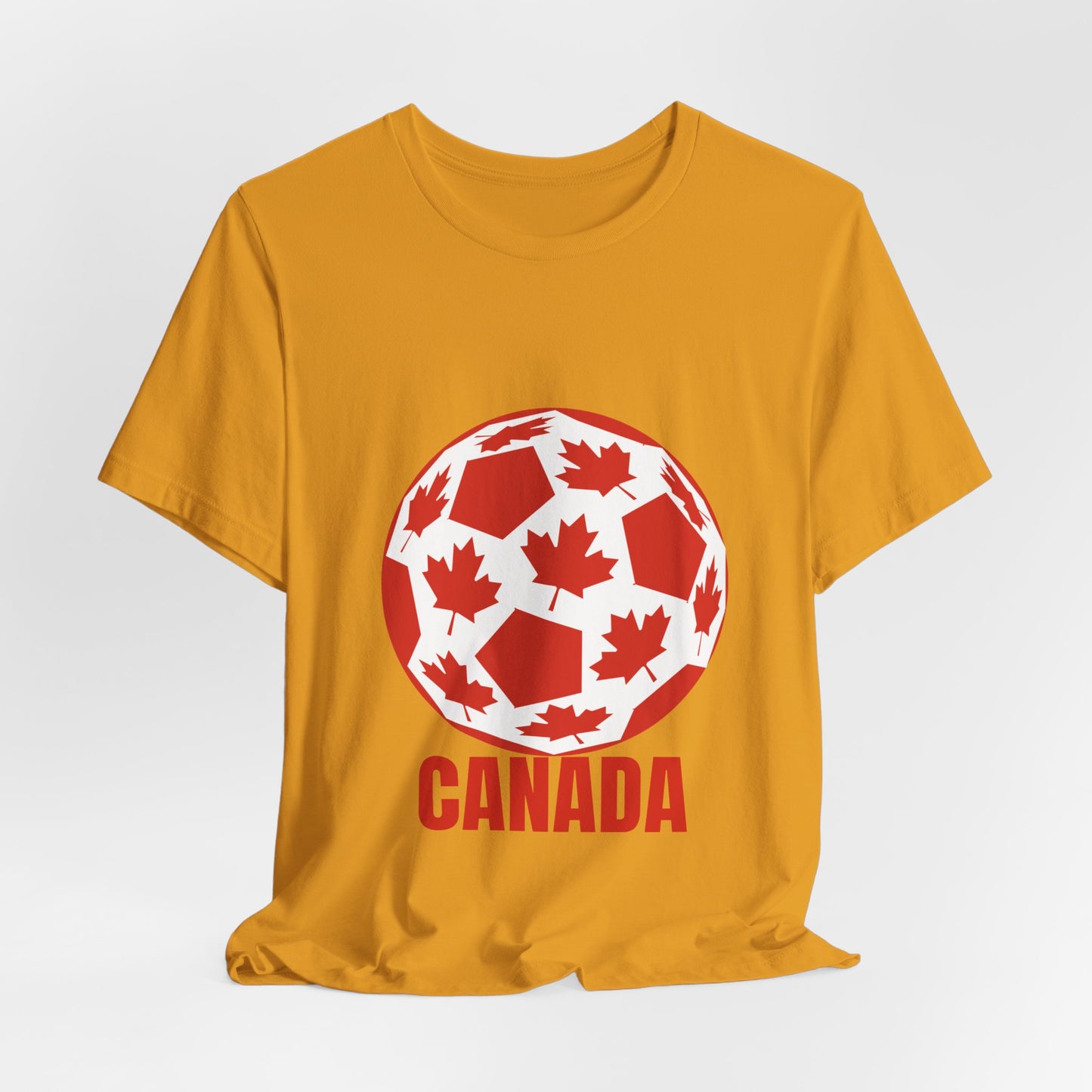 Canada Fan Specialty Soccer Ball Design T Shirt