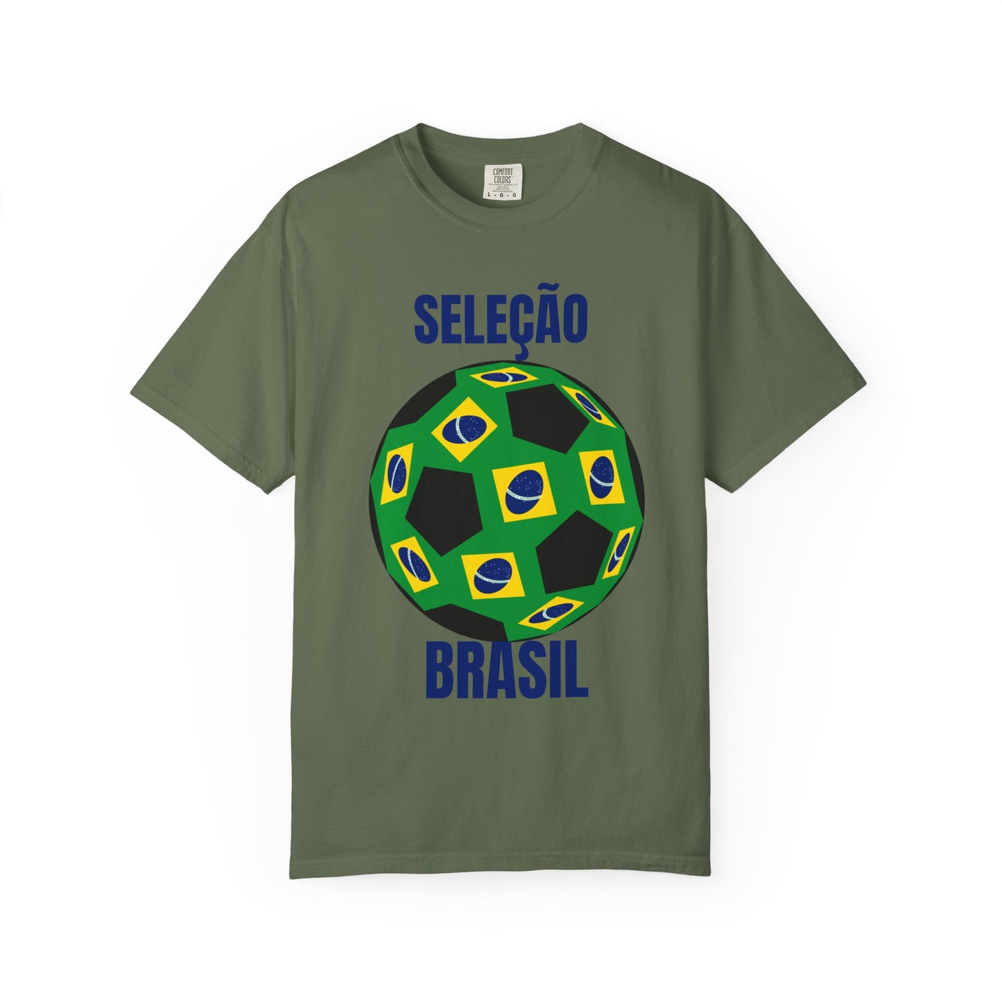 SELEÇÃO BRASIL  Fan Specialty Soccer Ball Design T Shirt